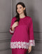 BAJU KURUNG KEDAH JULYA (FUCHSIA PINK)